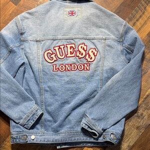Rare GUESS Originals x A$AP Rocky "London" Exclusive Denim Trucker Jacket